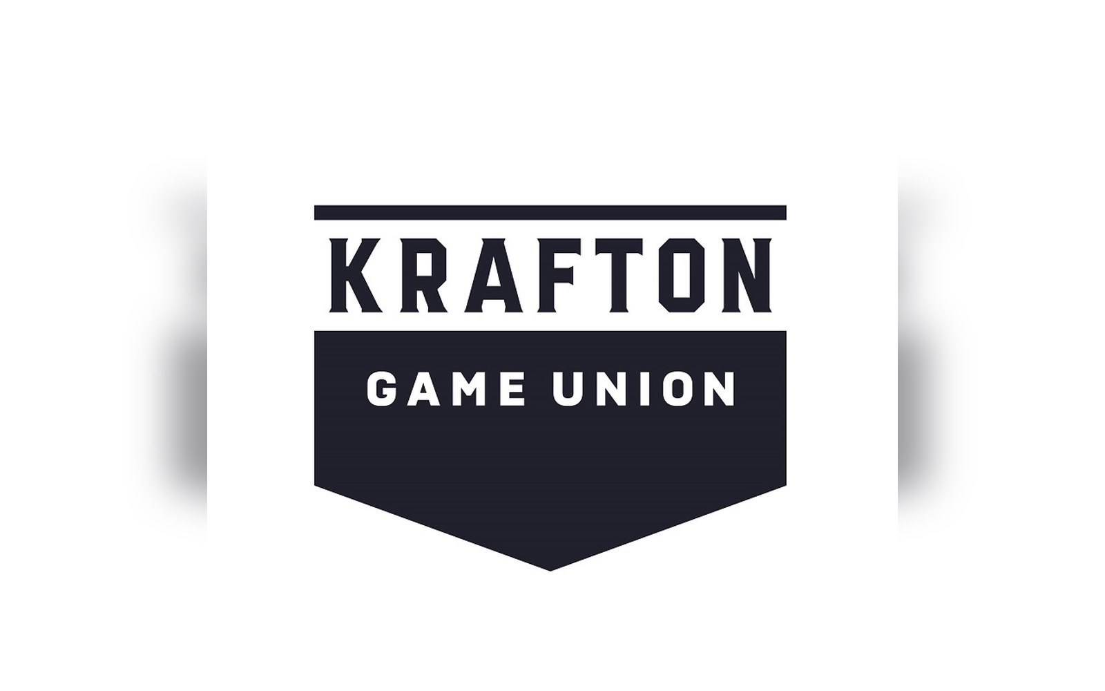 Krafton Game Union logo in a shield-shaped badge design